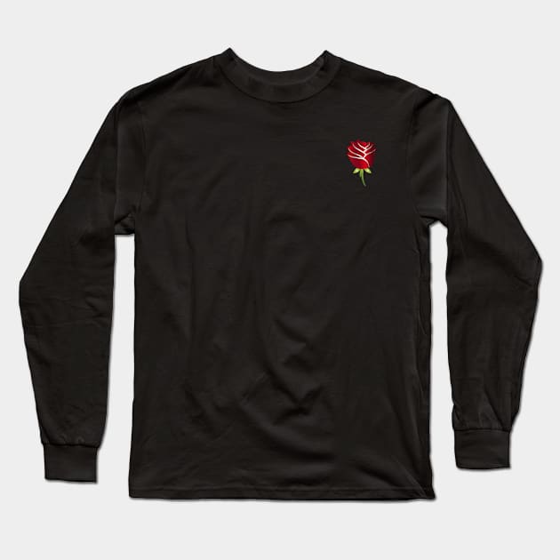 little Red Rose Long Sleeve T-Shirt by Family shirts